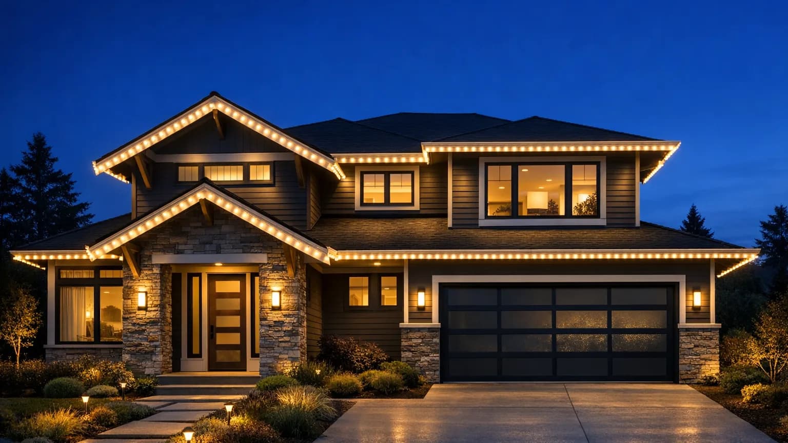 Best Permanent Outdoor Lights 2026: Year-Round Eave & Trim Lighting
