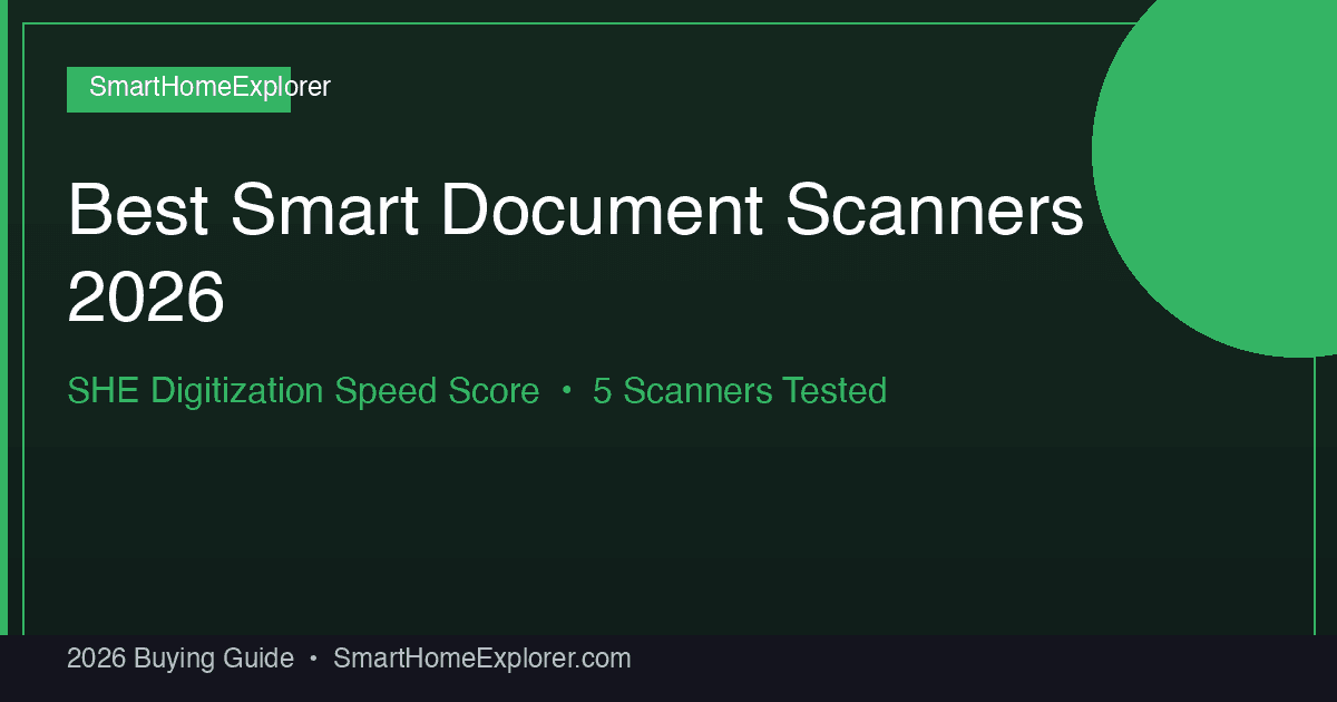 Best Smart Document Scanners 2026