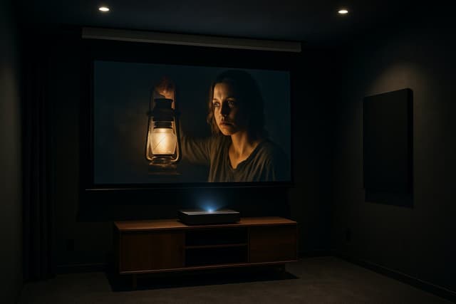 Best Smart Motorized Projector Screens for Home Theater 2026