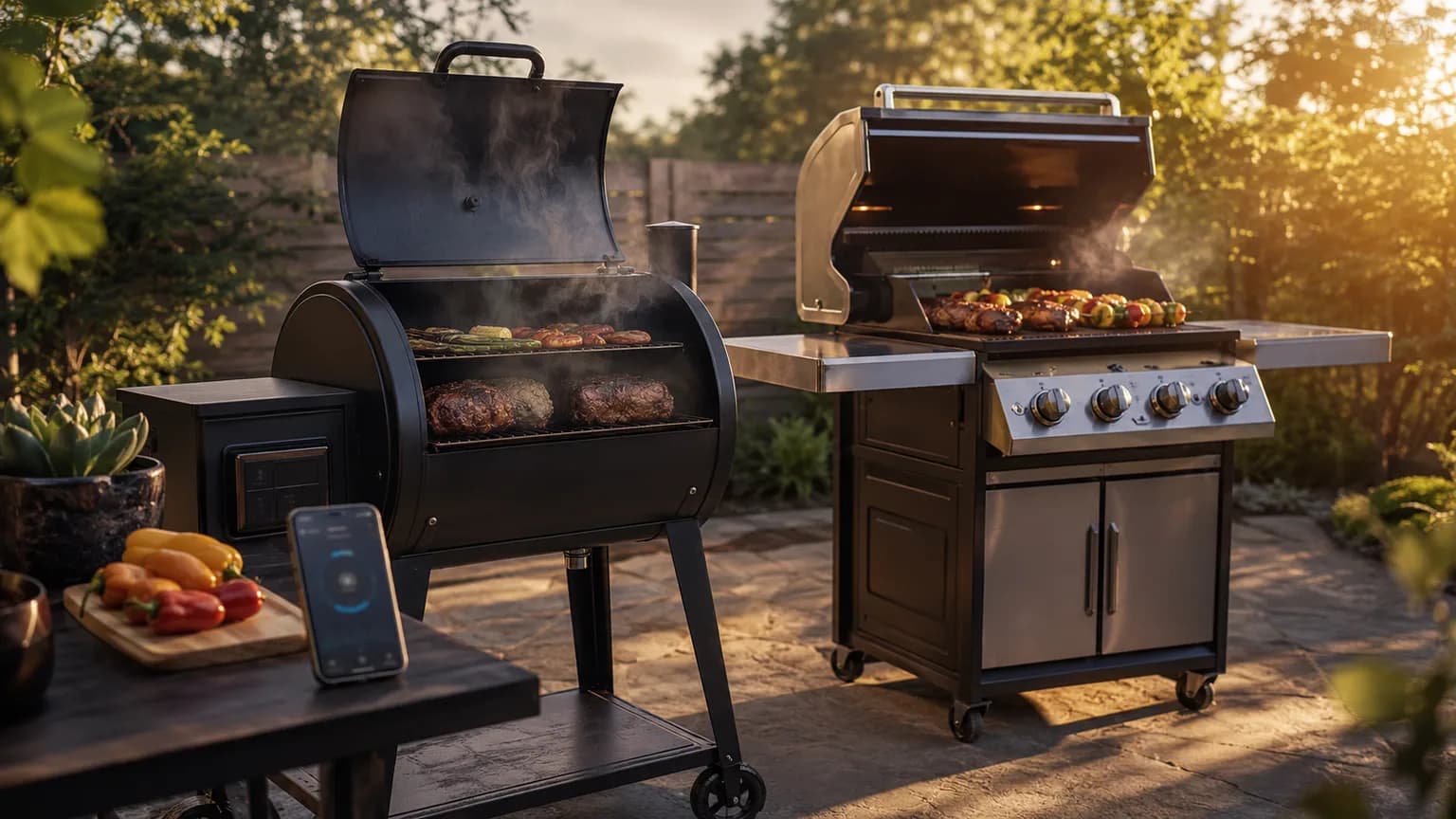 Best Smart Outdoor Grills: Pellet vs Gas Wi-Fi 2026