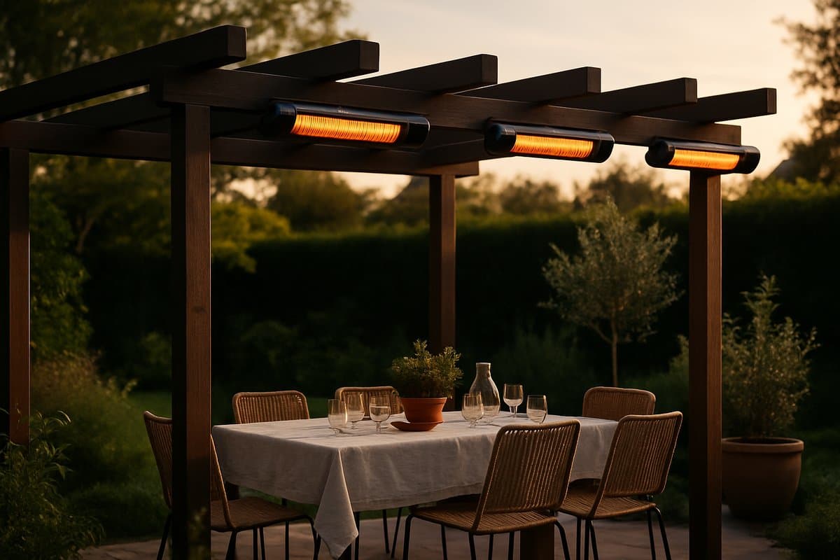 Best Smart Outdoor Pergola Heaters 2026: 240V Infrared