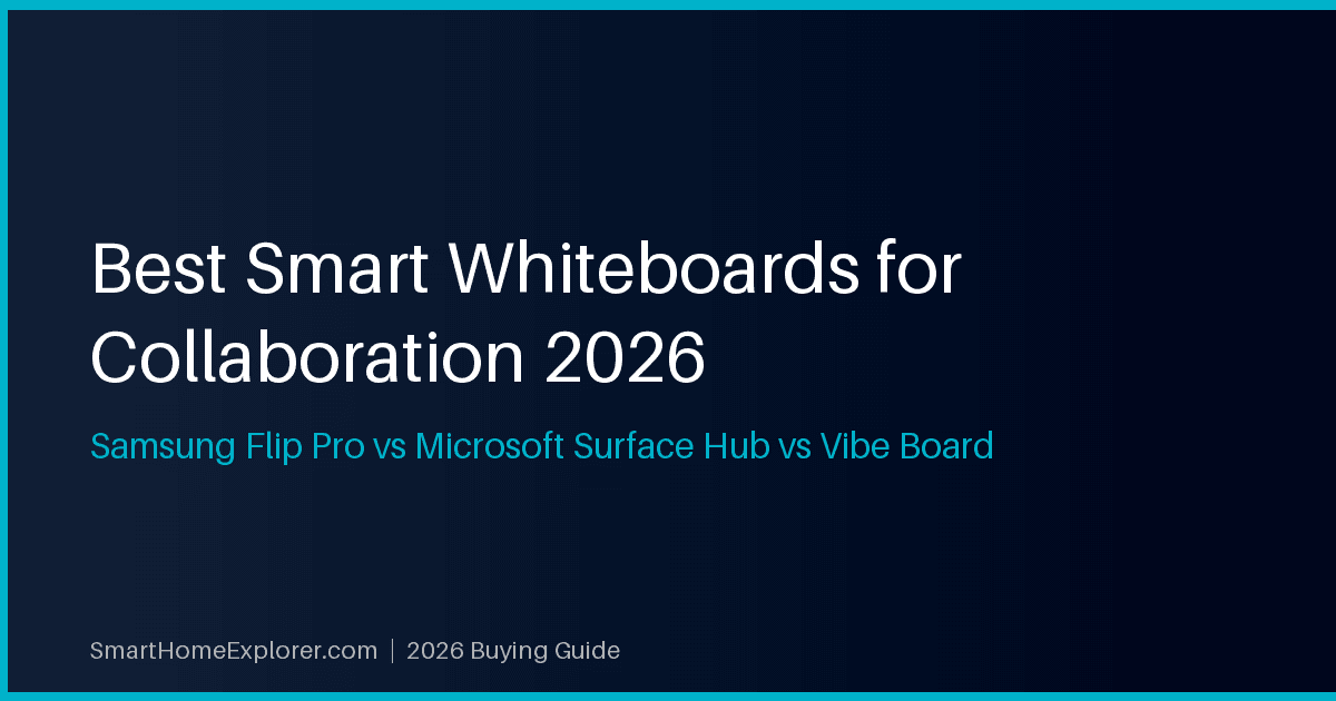 Best Smart Whiteboards for Collaboration 2026