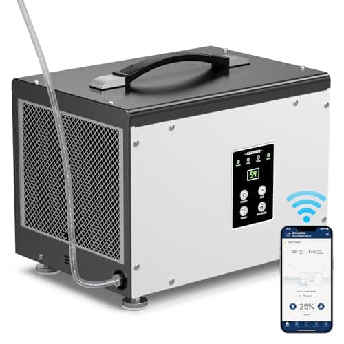 AlorAir Wi-Fi 70-Pint Crawl Space and Basement Dehumidifier with Pump