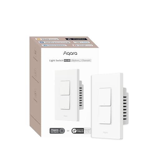Aqara Smart Light Switch H2 (2 Buttons, 2 Channels)