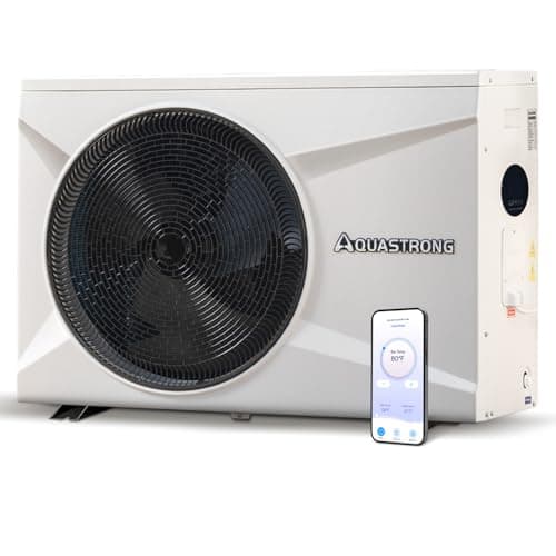 AQUASTRONG HEX035 35,000 BTU Inverter Pool Heat Pump (120V, WiFi)