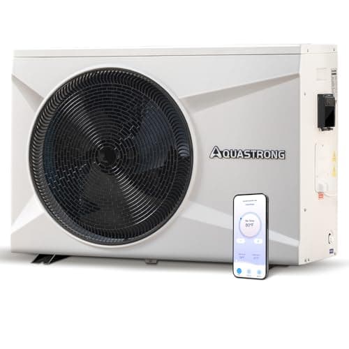 Aquastrong HEX035 Pro 35,000 BTU Inverter Pool Heat Pump 120V (WiFi)