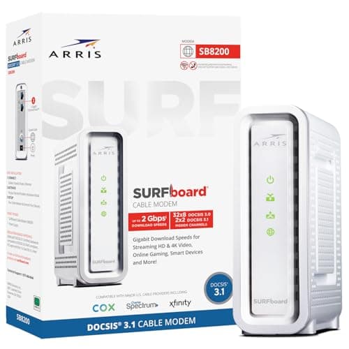 ARRIS SURFboard SB8200 — Recommended per expert consensus