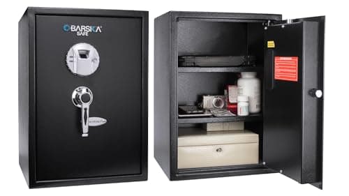 BARSKA Biometric Fingerprint Safe Medium