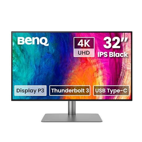 BenQ PD3225U 32" 4K IPS Black Thunderbolt Designer Monitor