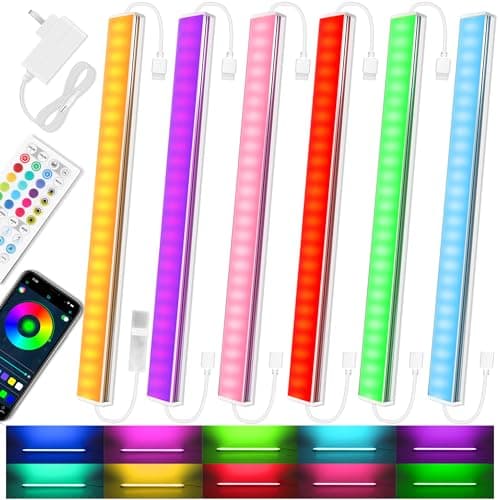 Benreom Smart RGB Under Cabinet 6-Bar Kit — Recommended per expert consensus