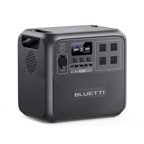 Bluetti AC180 Portable Power Station (1152Wh, 1800W)