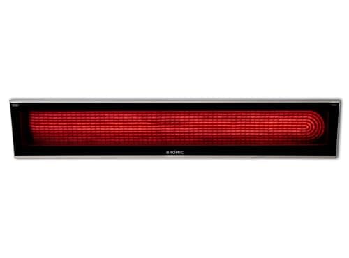 Bromic Platinum Smart Heat 3400W Electric Patio Heater - Radiant Infrared, 208V, Black Finish - BH0320021