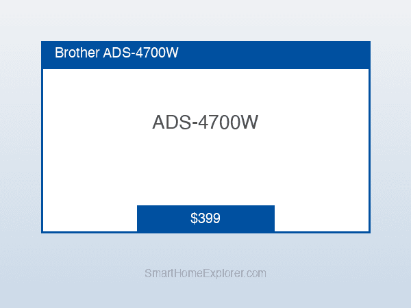 Brother ADS-4700W — Recommended per expert consensus