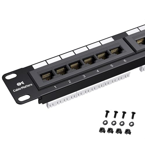 Cable Matters 24-Port Cat6 Patch Panel