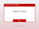 Canon PIXMA TR7020a