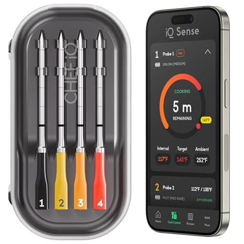 CHEF iQ Sense Gen3 Smart Wireless Meat Thermometer (4-Probe)