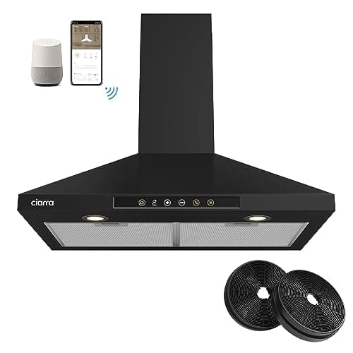 CIARRA CAB75206W-003 30-inch Smart Range Hood