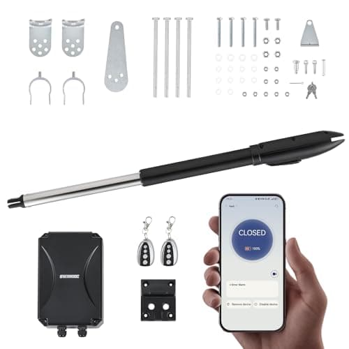 CO-Z Smart Single Swing Gate Opener Kit