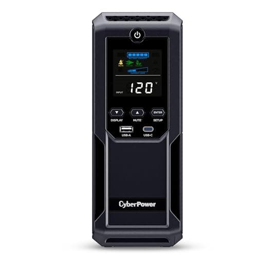 CyberPower CP1500AVRLCD3 Intelligent LCD UPS (1500VA/900W)