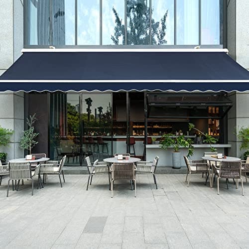 Diensweek 15x10 ft Motorized Retractable Patio Awning โ Recommended per expert consensus