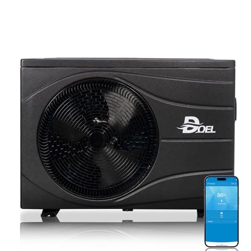 DOEL 44,000 BTU Full DC Inverter Pool Heat Pump (13kW, 220-240V, WiFi)