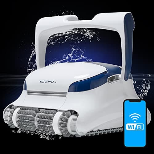 Dolphin Sigma Robotic Pool Cleaner with Wi-Fi, Gyroscope, and Massive Top-Load Cartridge