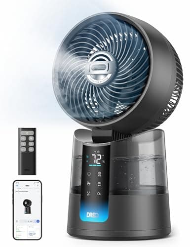 Dreo TurboCool 516S Smart Misting Fan (Wi-Fi App, Alexa, Google)