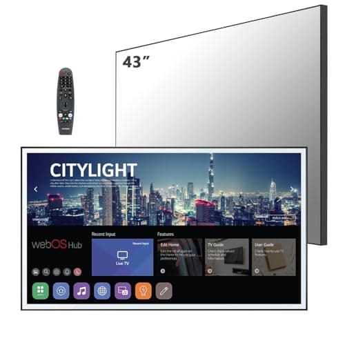 elecsung 43-inch 4K Smart Mirror TV