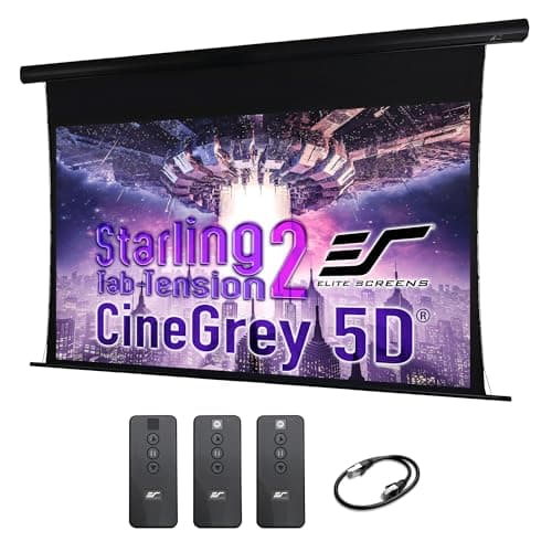 Elite Screens Starling Tab-Tension 2 CineGrey 5D 120-inch — Recommended per expert consensus