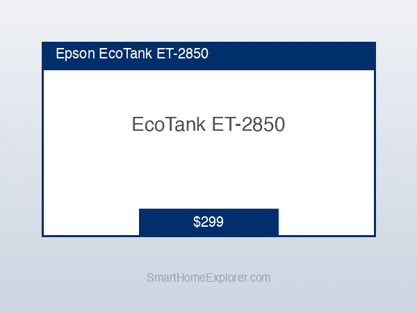 Epson EcoTank ET-2850 — Recommended per expert consensus