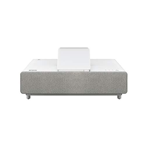 Epson EpiqVision Ultra LS500 Laser Ultra Short Throw Projector, 4000 lumens, 4K PRO-UHD, HDR, Android TV, Google Assistant, HDMI 2.0, Built-in Speakers, Sports, Gaming, Movies & Streaming – White — Good Value per expert consensus