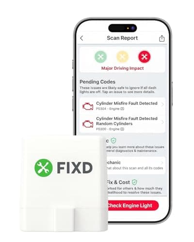FIXD Bluetooth OBD2 Scanner — Recommended per expert consensus