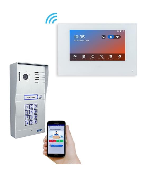 GBF PL963PM IP Video Intercom Kit (7" Touch Monitor)