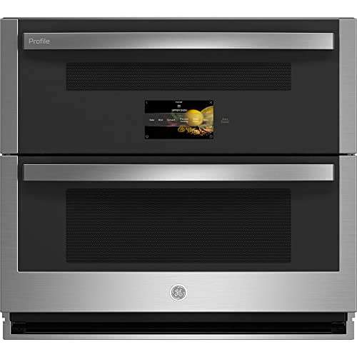 GE Profile PTS9200SNSS 30" Built-In Twin Flex True European Convection Double Wall Oven