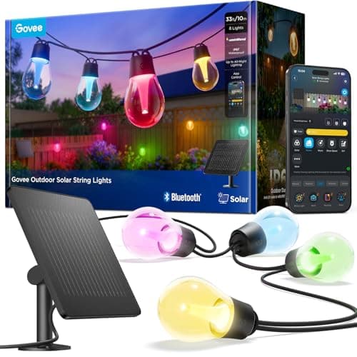Govee Outdoor Solar String Lights 33ft