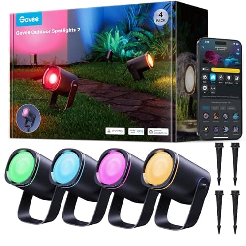 Govee Outdoor Spot Lights 2 — Recommended per expert consensus