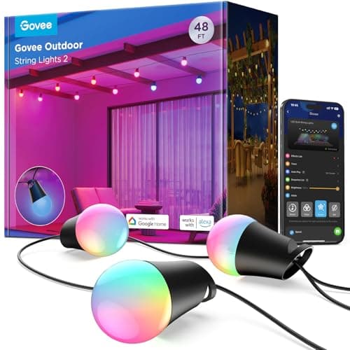 Govee Outdoor String Lights 2 (48ft) โ Recommended per expert consensus