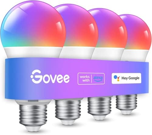 Govee Smart Light Bulbs 4 Pack — Recommended per expert consensus