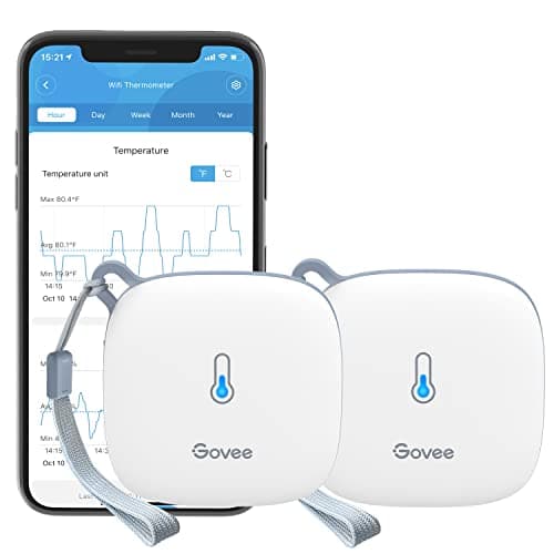 Govee WiFi Temperature Sensor 2-Pack (H5179)