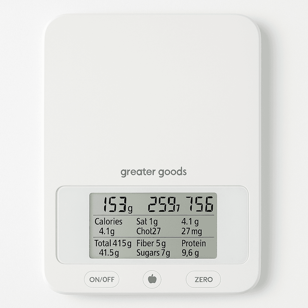 Greater Goods Digital Nutrition Scale