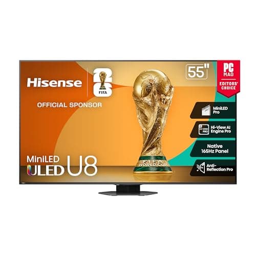 Hisense U8N Mini-LED — Recommended per expert consensus