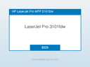 HP LaserJet Pro MFP 3101fdw