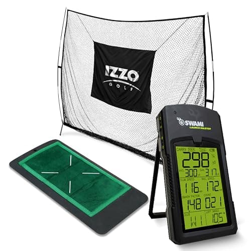 Izzo Launch Master Golf Simulator Bundle