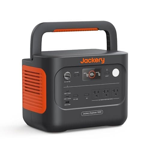 Jackery Explorer 1000 v2 Portable Power Station (1070Wh, 1500W)