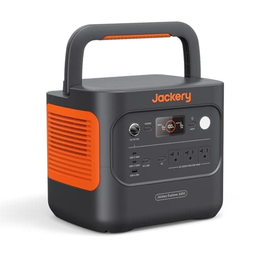 Jackery Explorer 2000 v2 Portable Power Station (2042Wh, 2200W)