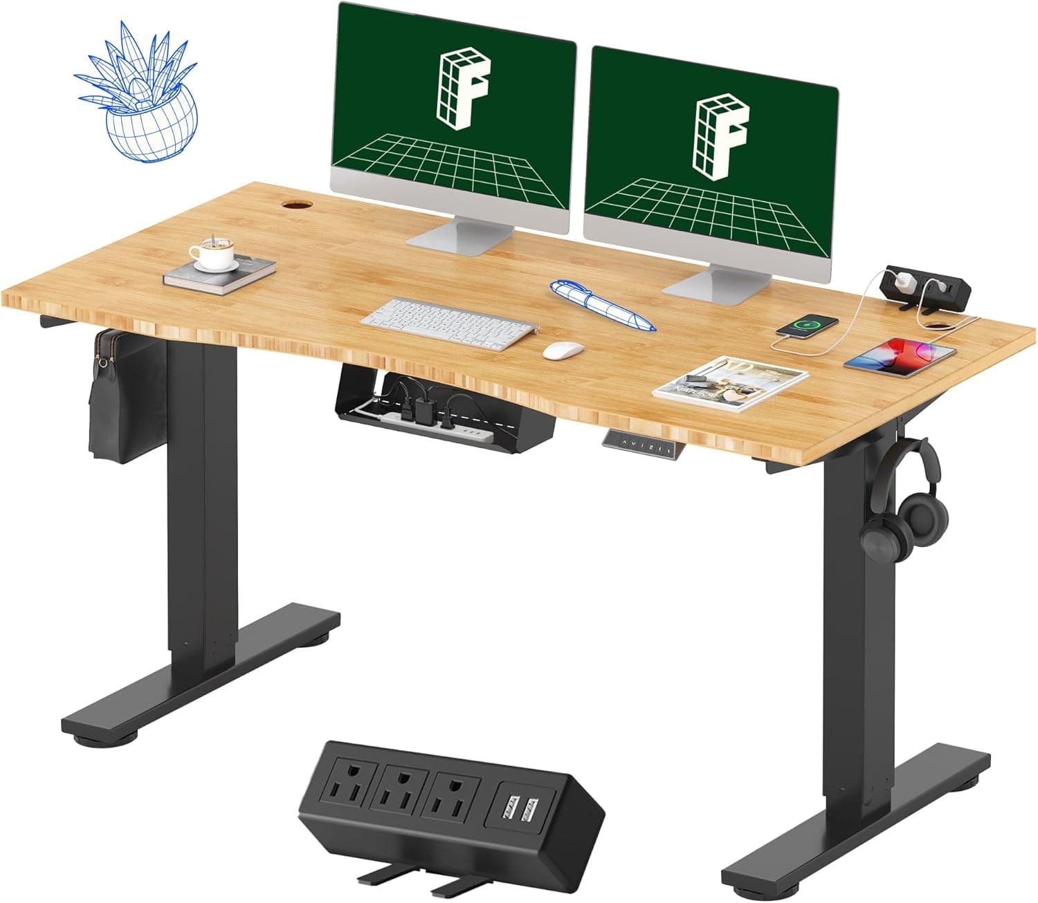 Jarvis Bamboo Standing Desk — Recommended per expert consensus