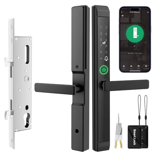JNZCH Smart Mortise Sliding Glass Door Lock