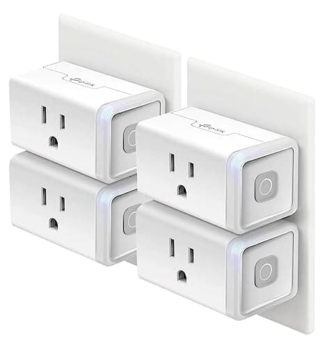 Kasa Smart Plug 4-pack (HS103P4) — Recommended per expert consensus