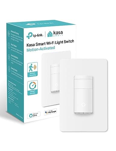 Kasa Smart WiFi Motion Sensor Switch KS200M — Recommended per expert consensus