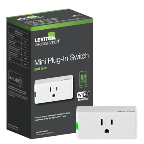 Leviton Decora Smart Wi-Fi Plug 2nd Gen with Matter (D215P)